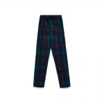 Kith for Bergdorf Goodman Lewis Track Pant Navy/Green Plaid