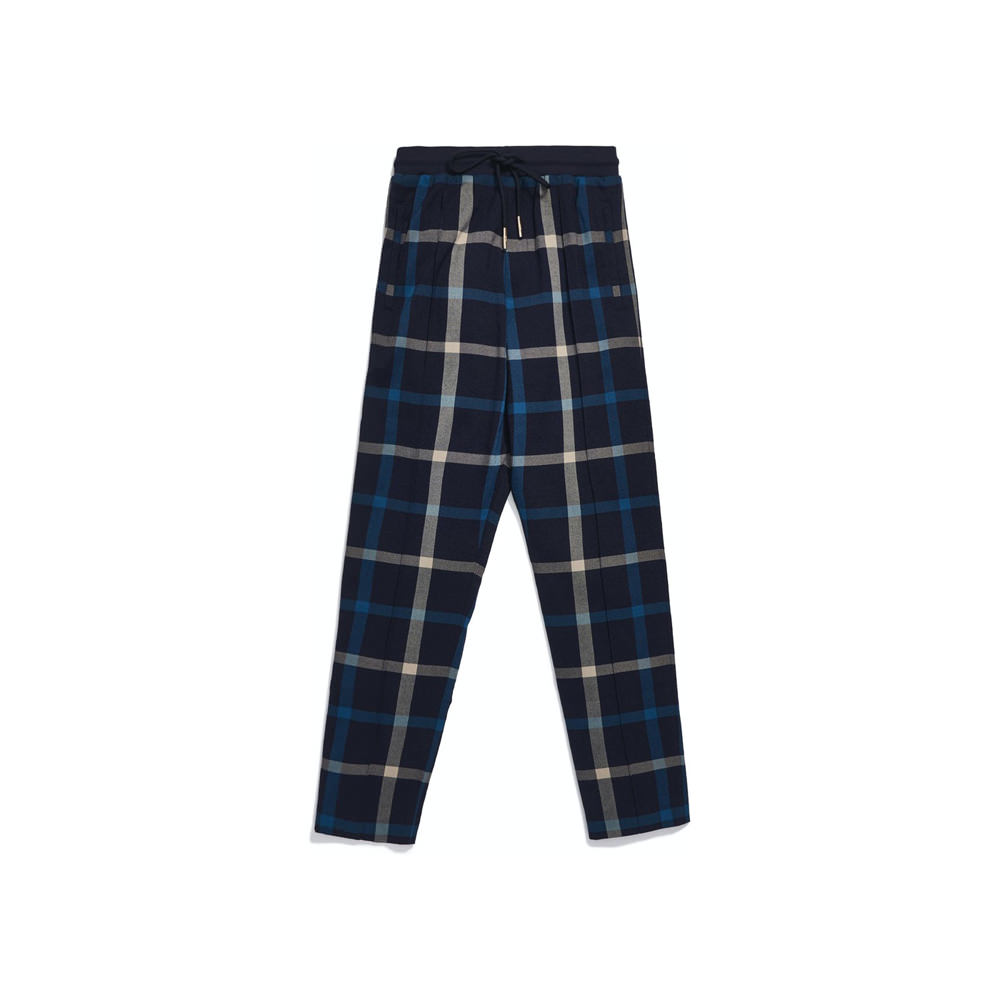 Kith for Bergdorf Goodman Roger Track Pant Navy/Blue PlaidKith for