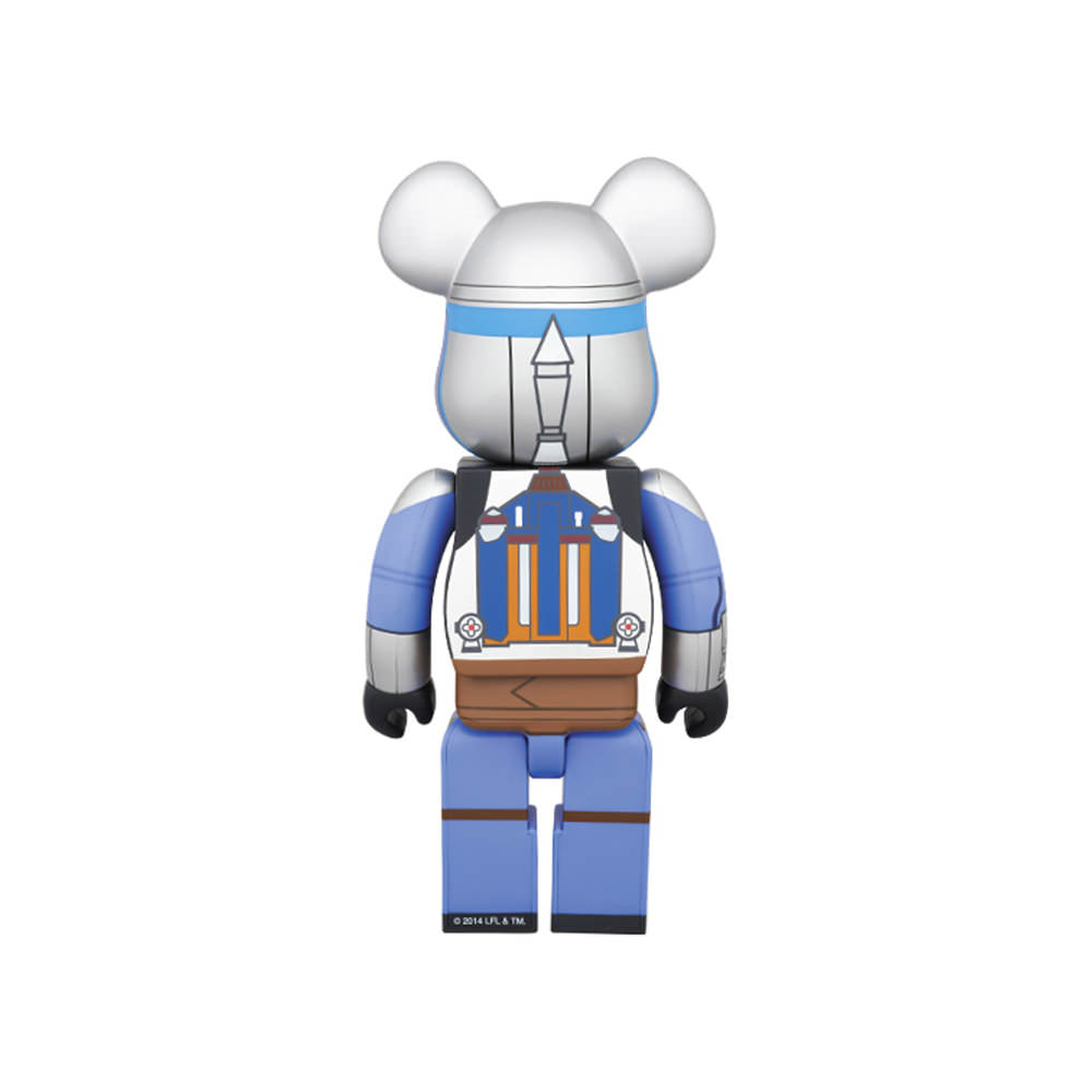 Bearbrick x Star Wars Jango Fett 400% Blue/ SilverBearbrick x Star