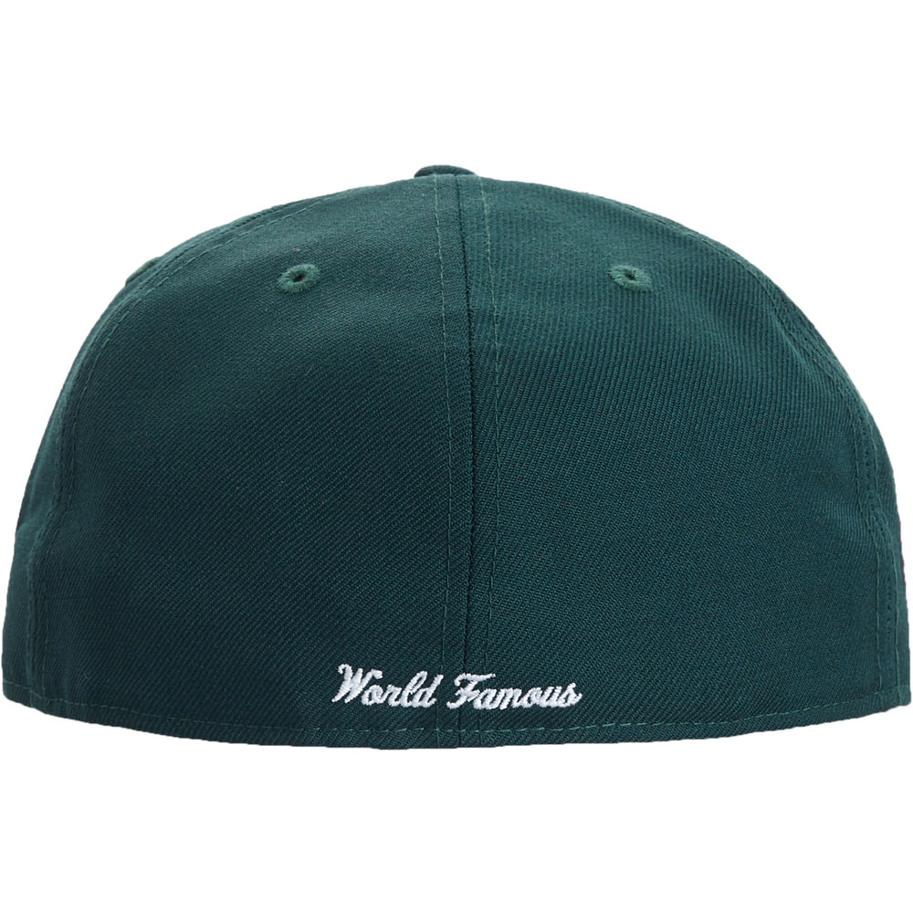 Supreme World Famous Box Logo New Era Dark Green