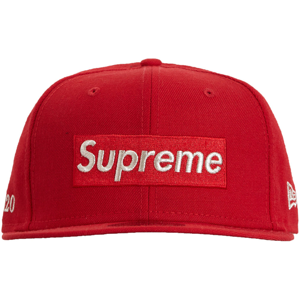 $1M Metalic Box Logo New Era Red 7 5/8-