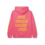 Anti Social Social Club Food Court Hoodie Pink