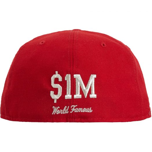 Supreme $1M Metallic Box Logo New Era Red