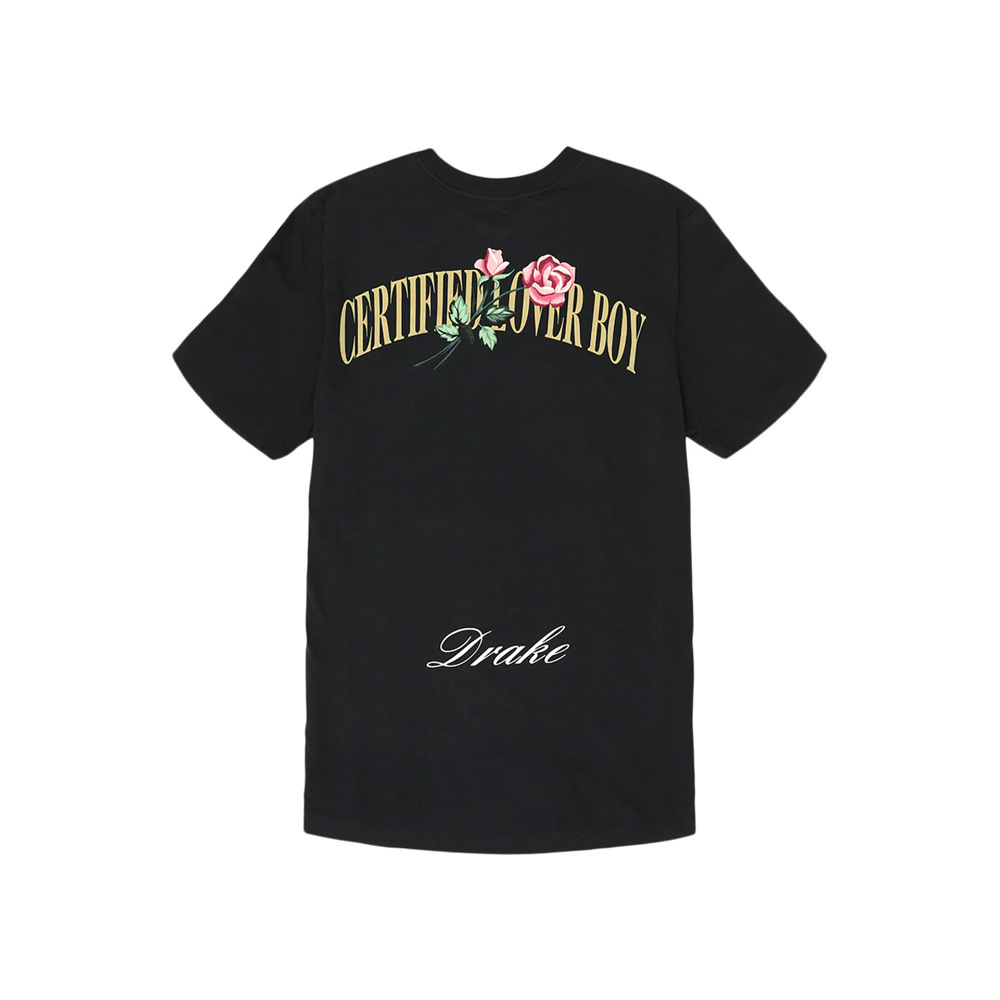 Nike x Drake Certified Lover Boy Rose T-Shirt BlackNike x Drake ...