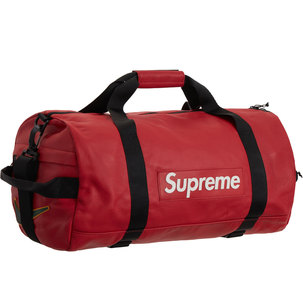 Supreme Nike Leather Duffle Bag RedSupreme Nike Leather Duffle Bag Red -  OFour