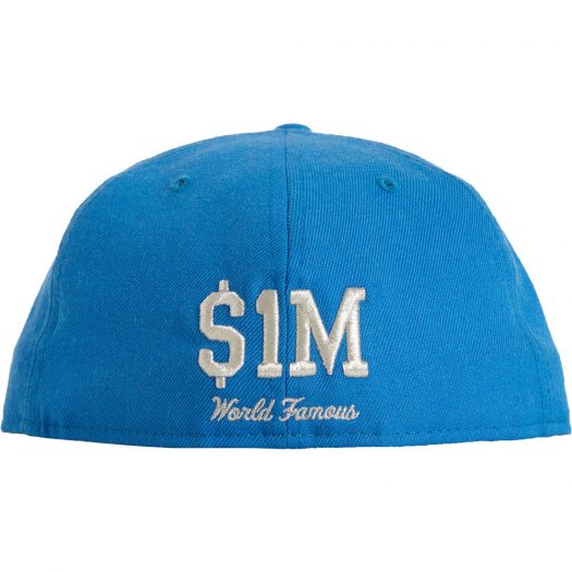 Supreme $1M Metallic Box Logo New Era Light Blue