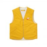 Supreme Nike Reversible Nylon Sherpa Vest Mustard