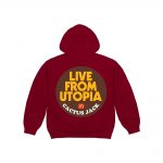 Travis Scott x McDonald’s Live From Utopia Sticker Hoodie Burgundy