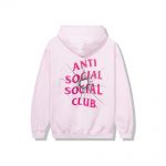 Anti Social Social Club Theories Hoodie Pink