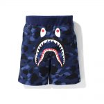 Bape Color Camo Shark Sweat Shorts (Ss21) Navy