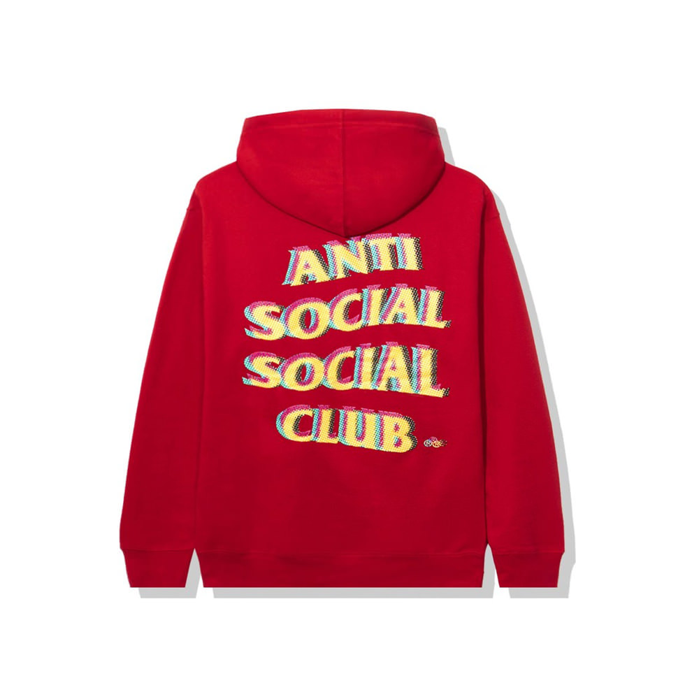 Anti Social Social Club Stir Crazy Hoodie RedAnti Social Social Club ...