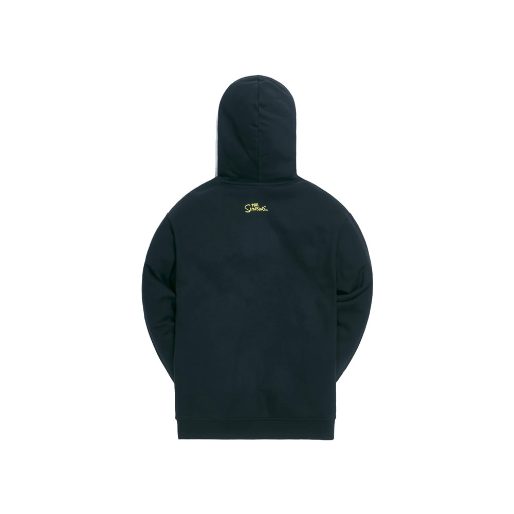 Kith x The Simpsons Bart Logo Hoodie Black