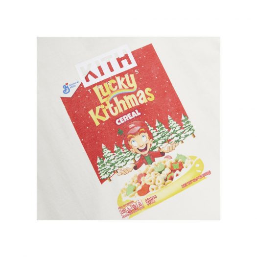 Kith for Lucky Charms Kithmas Cereal Box Vintage Tee Tofu