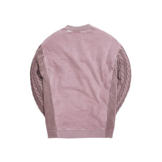 Kith Combo Knit Mockneck Dusty Mauve
