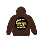 Travis Scott x McDonald’s Cactus Pack Sticker Hoodie Brown