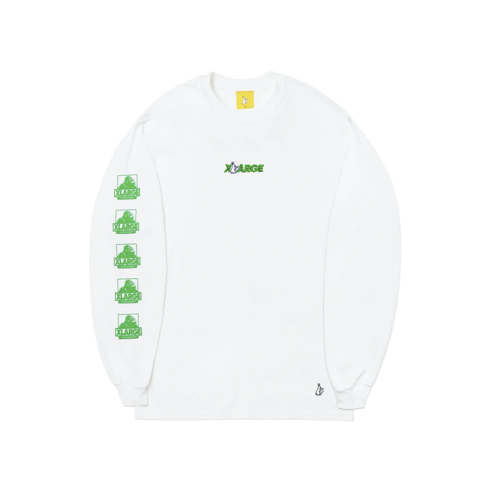 Xlarge x FR2 Icon Longsleeve WhiteXlarge x FR2 Icon Longsleeve