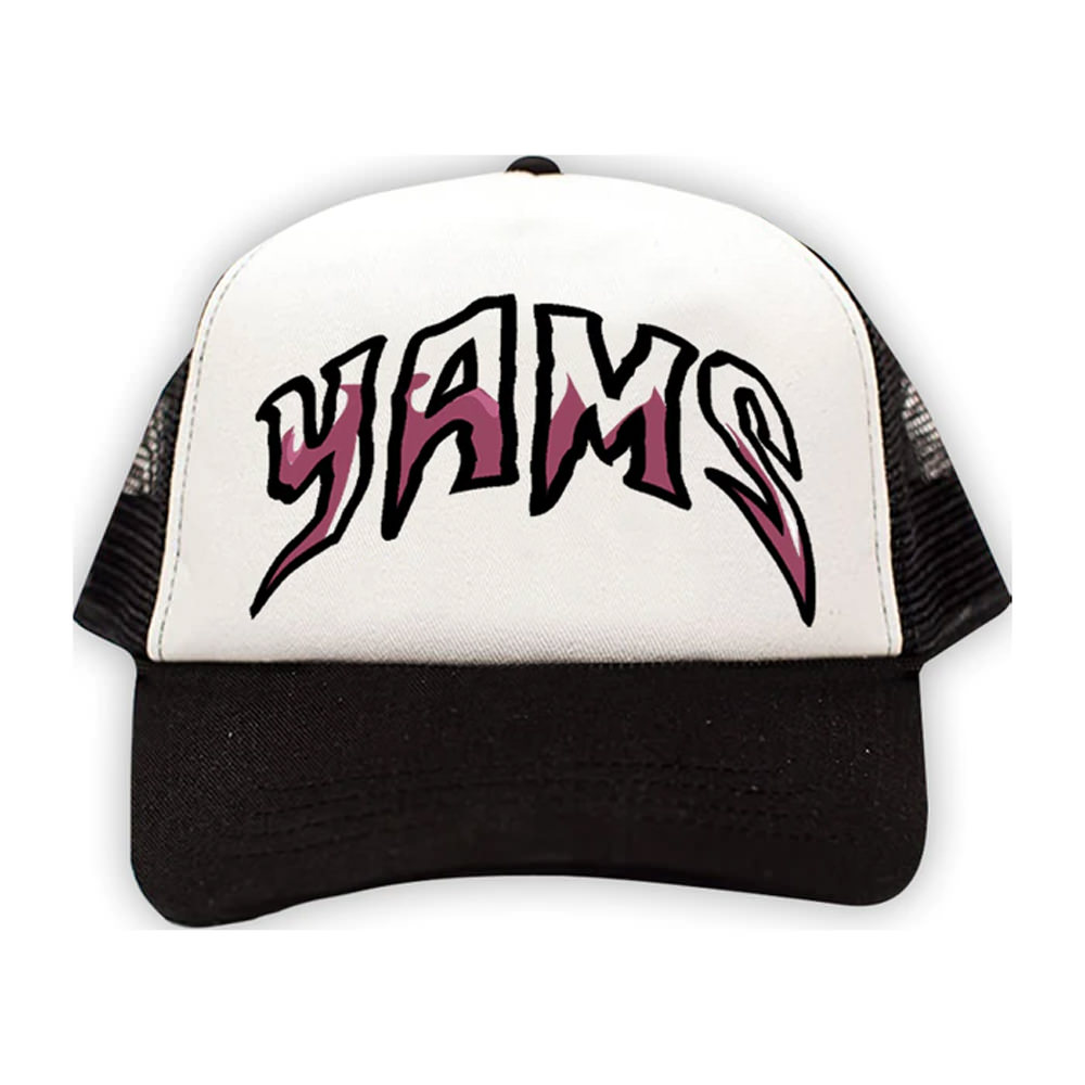 Yams Day Trucker Cap Black/WhiteYams Day