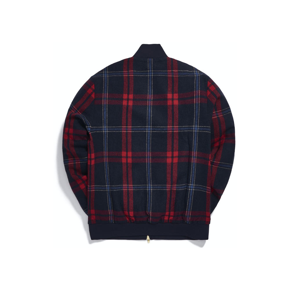 Kith for Bergdorf Goodman Lewis Track Jacket Navy/Blue Plaid