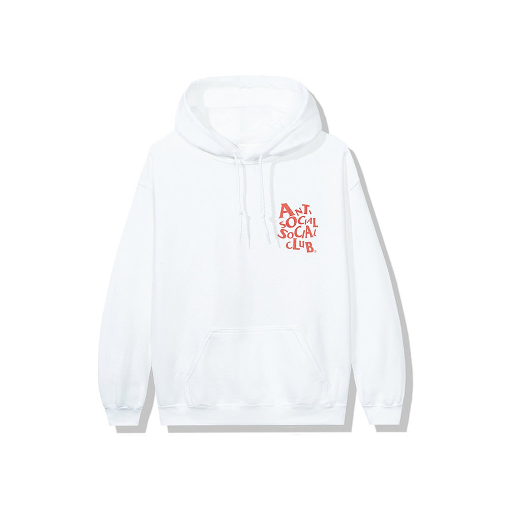 Anti social cheap club hoodie white