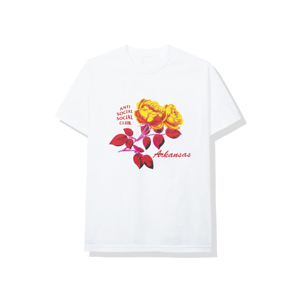 anti social social club flower tee