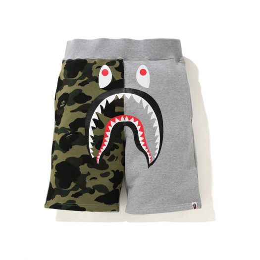 Bape Shark Sweat Shorts (Ss21) Gray