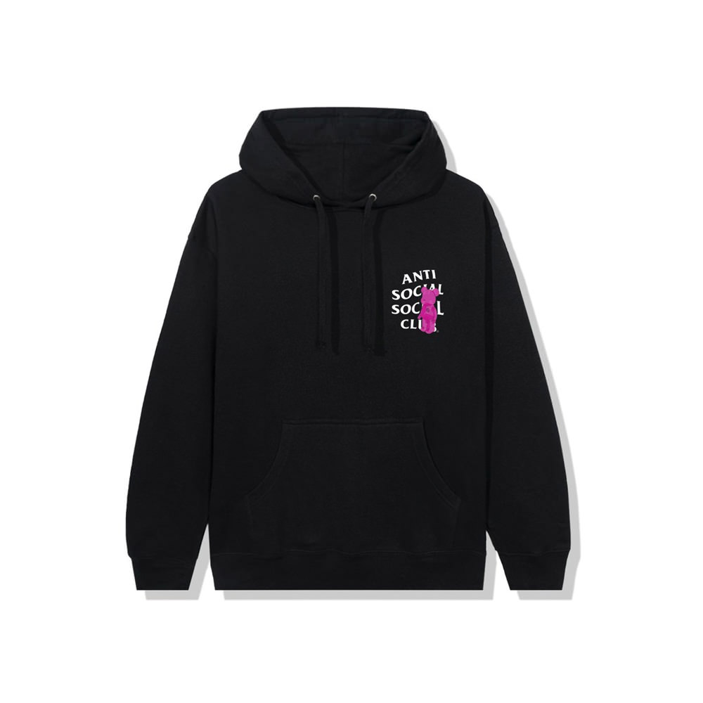 Anti Social Social Club Bearbrick Hoodie BlackAnti Social Social