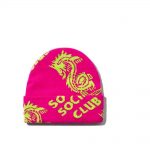 Anti Social Social Club Garden Grove Knit Cap Pink