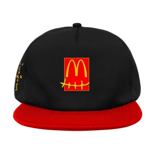 Travis Scott x McDonald's Smile Hat Black/Red