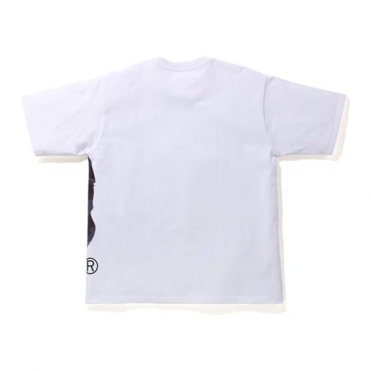 Bape Color Camo Side Big Ape Head Relaxed Tee White/burgundy