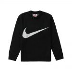 Supreme Nike Swoosh Sweater Black