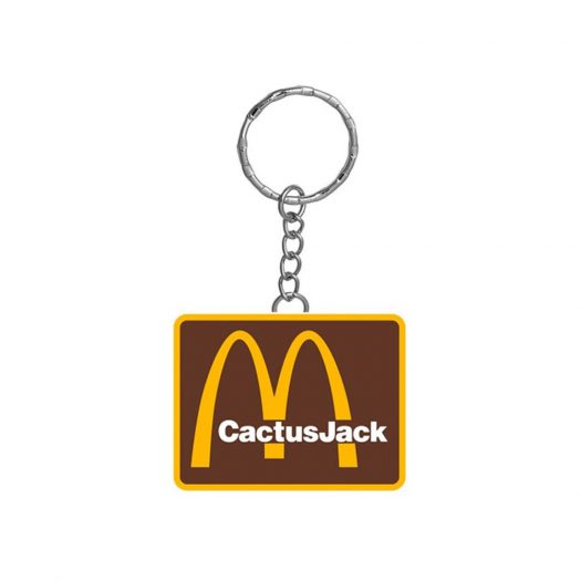 Travis Scott x McDonald's Cj Arches II Keychain Brown/Yellow