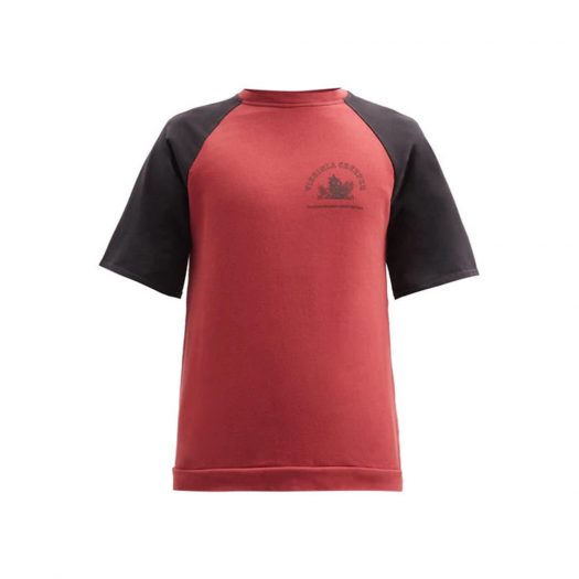 Raf Simons Archive Redux AW02 Virginia Creeper Cotton Jersey Sweatshirt Red/Black