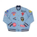 Supreme Nike/NBA Teams Warm-Up Jacket DenimSupreme Nike/NBA Teams