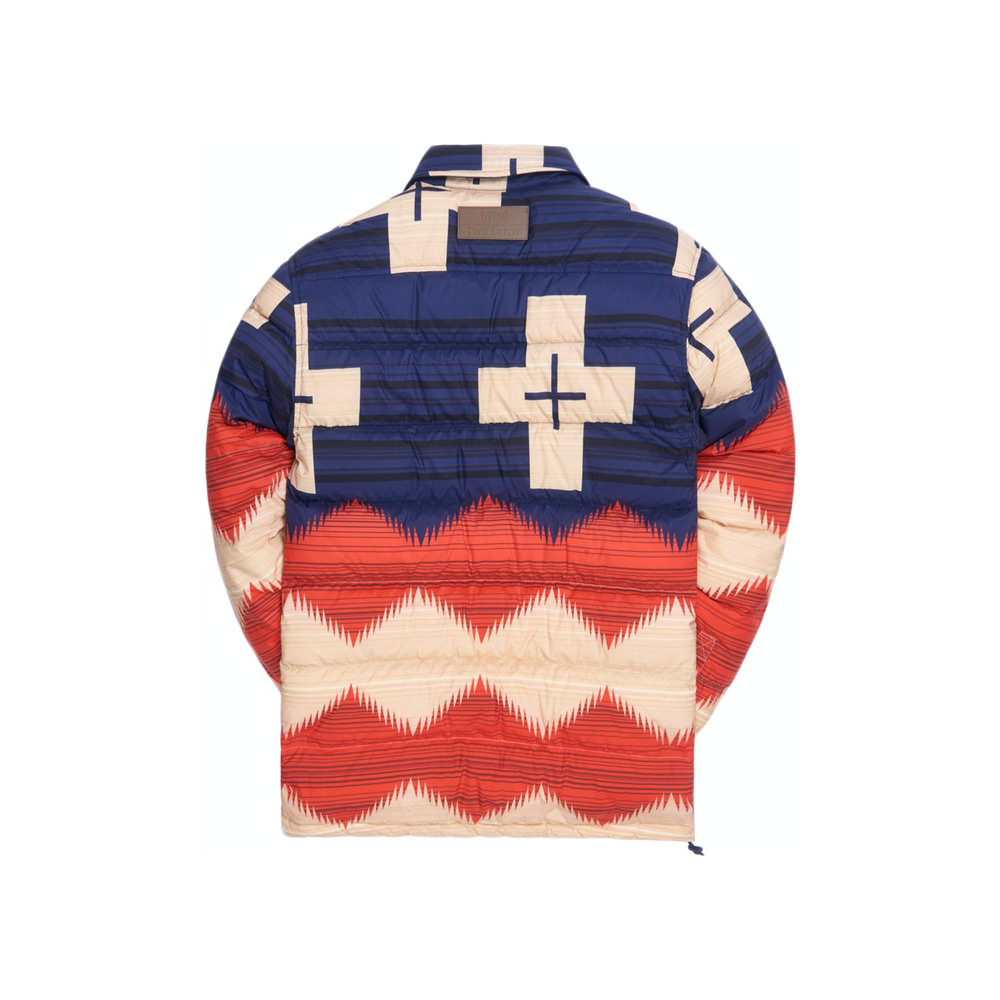 Kith for Pendleton Wyeth Trail Puffer Shirt Jacket Navy/MultiKith for Pendleton Wyeth Trail