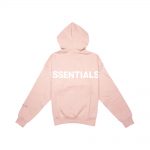 Fear Of God Essentials Pink 3m Logo Pullover Hoodie Blush