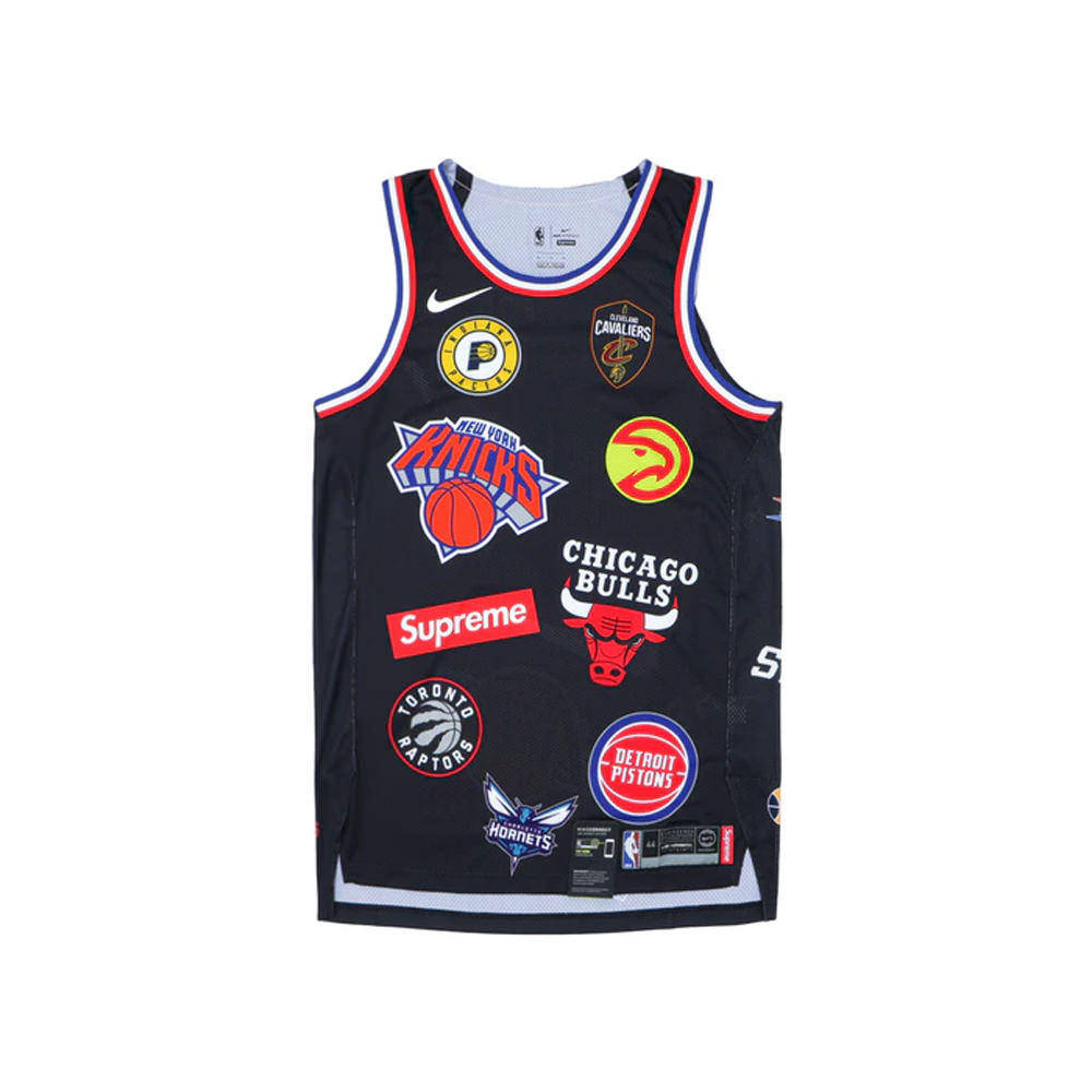 Supreme Nike/NBA Teams Authentic Jersey Black