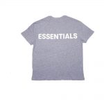 Fear Of God Essentials 3m Logo Boxy T-shirt Dark Heather Grey/grey