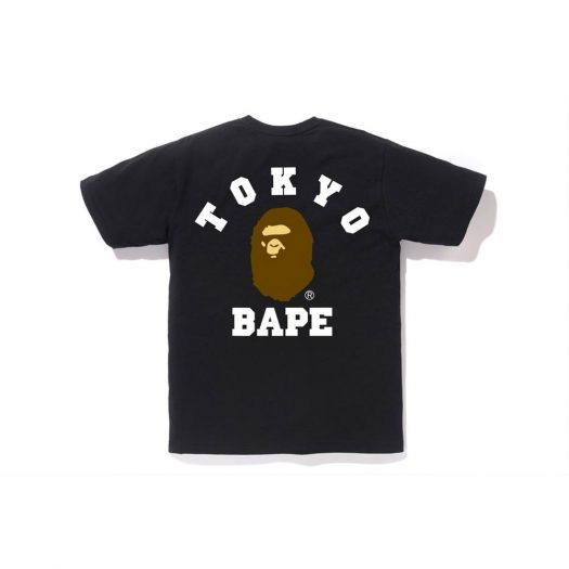 Bape City Tokyo College Tee Black