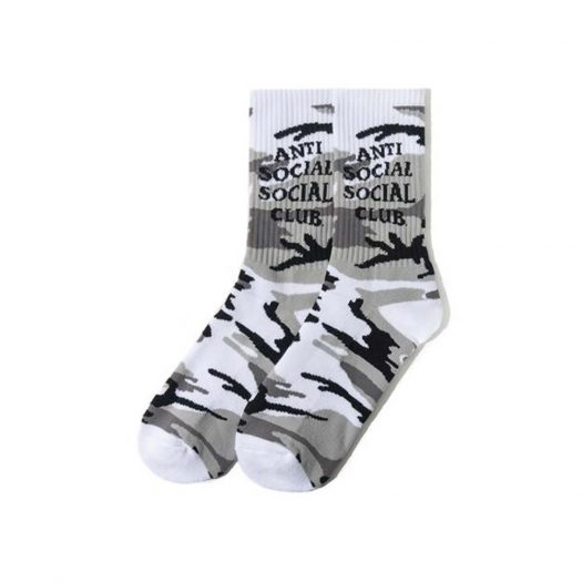 Anti Social Social Club Gone Socks Snow Camo