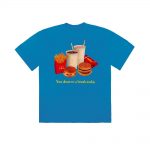 Travis Scott x McDonald’s Deserve A Break III T-Shirt Blue