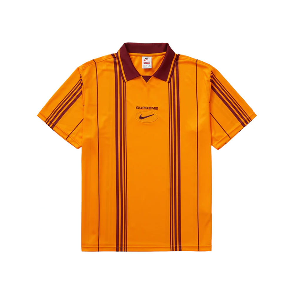 Supreme Nike Jewel Stripe Soccer Jersey OrangeSupreme Nike Jewel