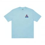 Palace Tri-Ferg Colour Blur T-Shirt Pale Blue