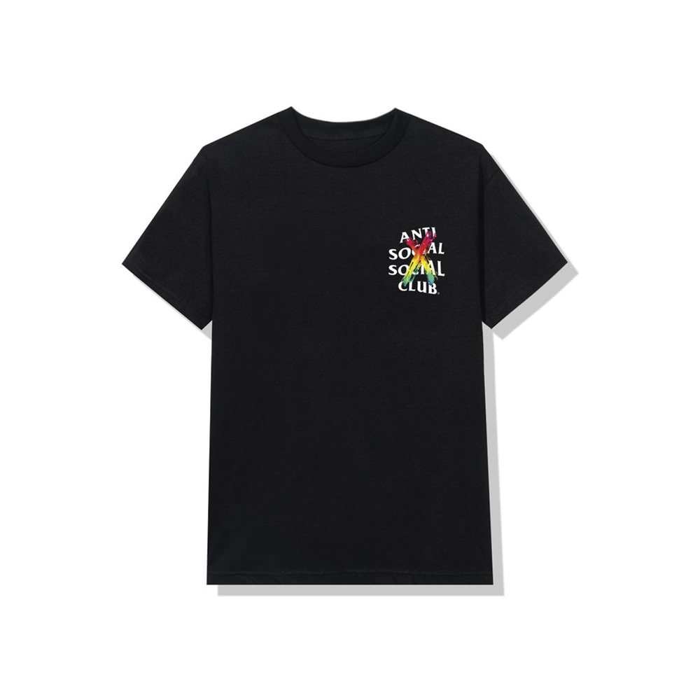 Anti Social Social Club Cancelled Rainbow Tee BlackAnti Social Social ...