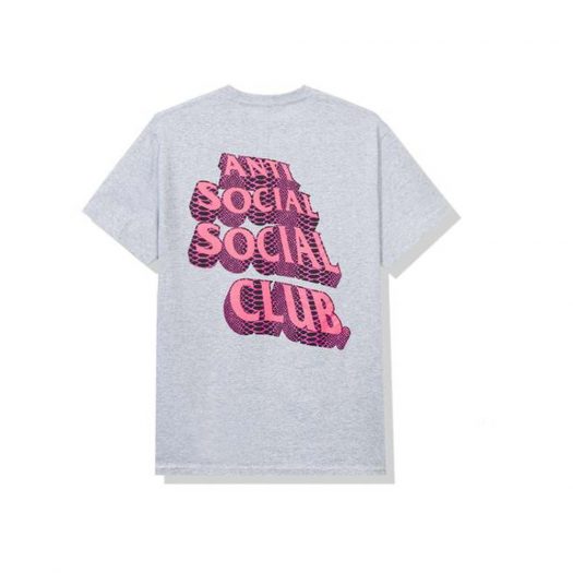 Anti Social Social Club Facade Tee Grey