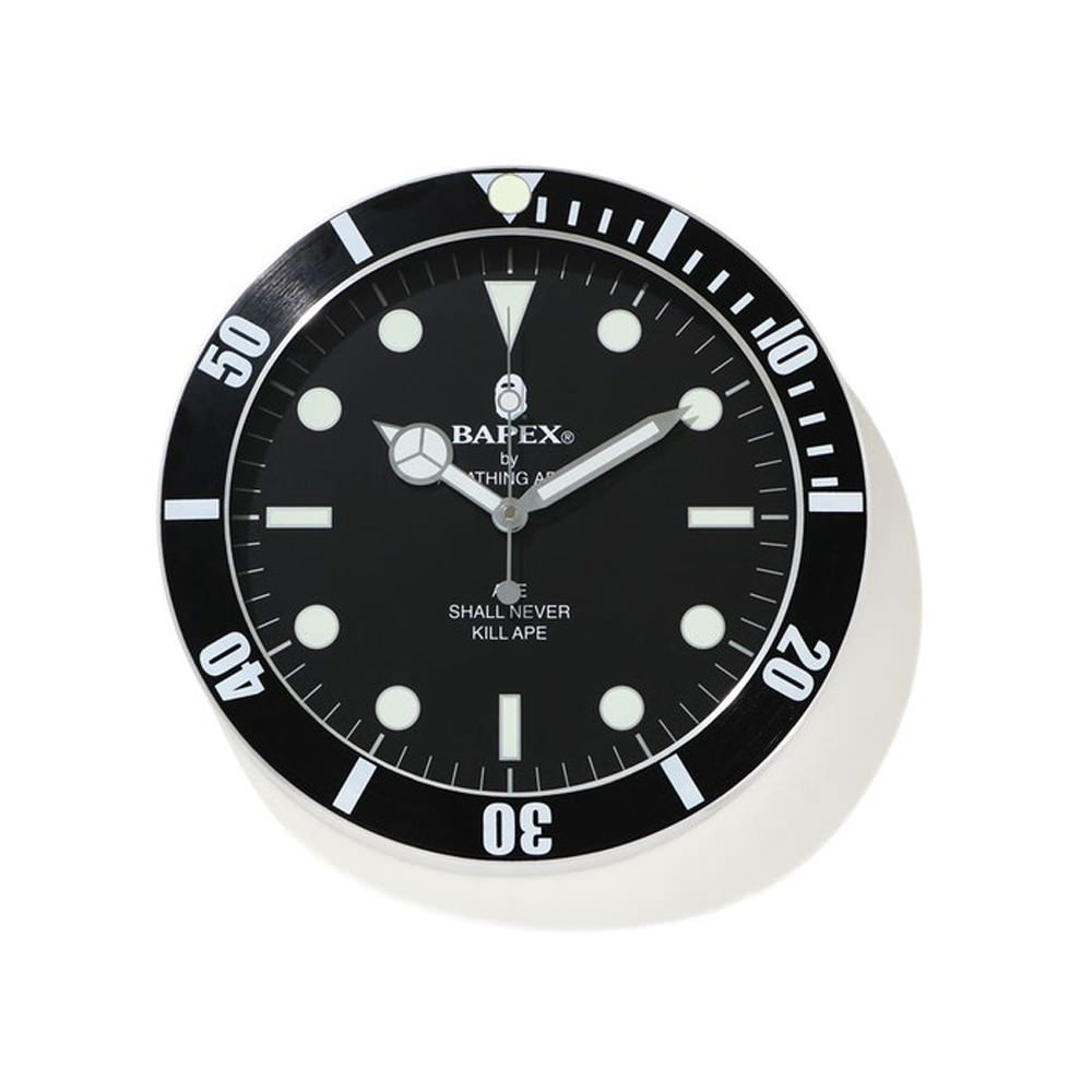 Bape X Wall Clock Black