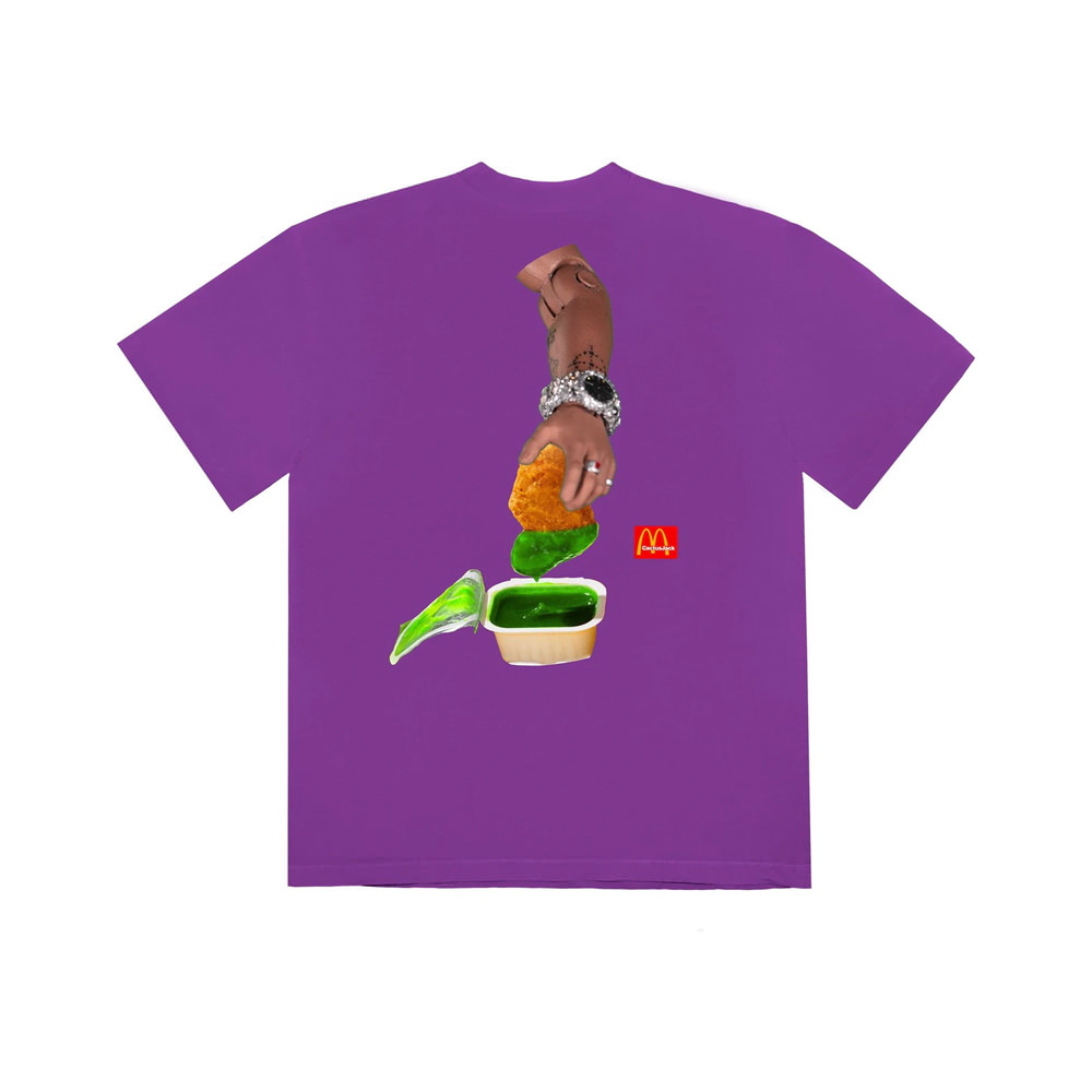 Travis Scott x McDonald's Cactus Sauce III T Shirt PurpleTravis