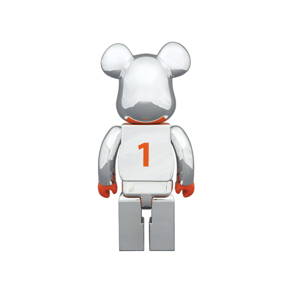 Bearbrick Porter Silver Plating 400% Silver