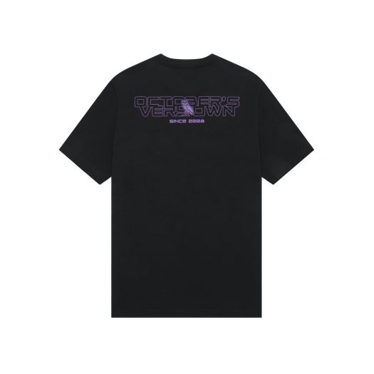 OVO Iridescent Grid Owl T-Shirt Black