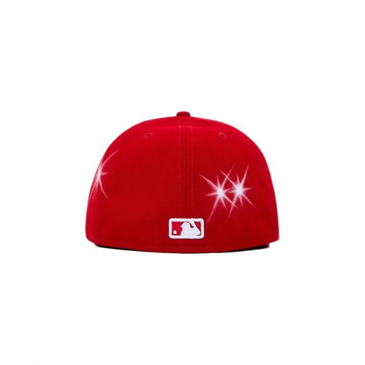 Ay El Ay En Valentine’s Day Los Angeles Dodgers Fitted Hat Red