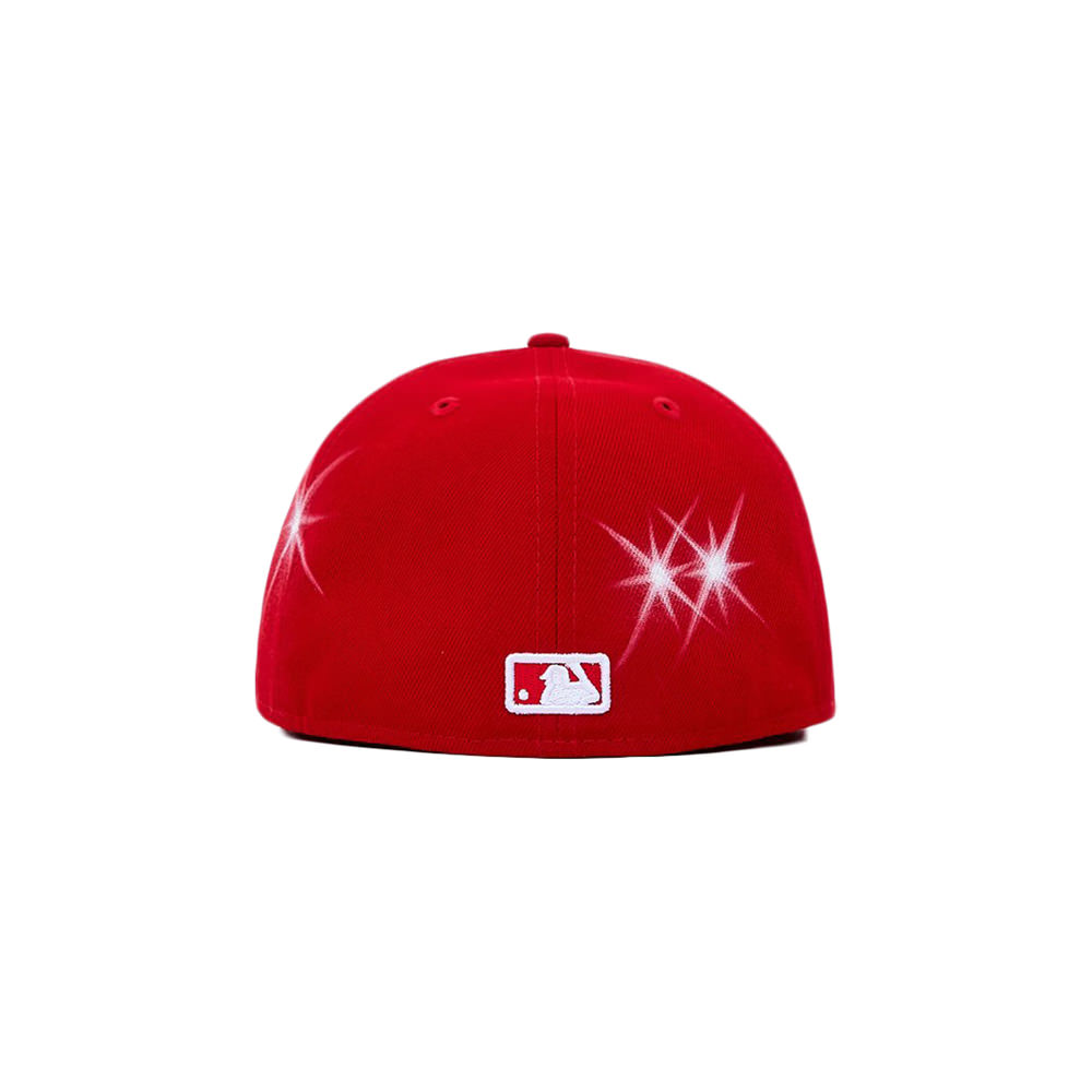 Ay El Ay En Valentine's Day Los Angeles Dodgers Fitted Hat Red